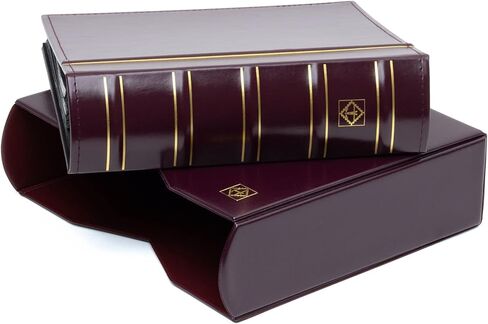 Lighthouse Album for 200 FDCs or Letters up to 195x130 mm, incl. slipcase, red in Kuwait