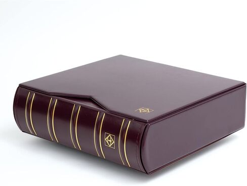 Lighthouse Album for 200 FDCs or Letters up to 195x130 mm, incl. slipcase, red in Kuwait