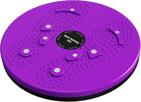Body-Sculpting Ab Rotating Twisting Waist Disc, Body Sculpting Abdominal Muscle Exercise Balance Board Disc Twister for with 8 Magnets, PURLE in Saudi Arabia