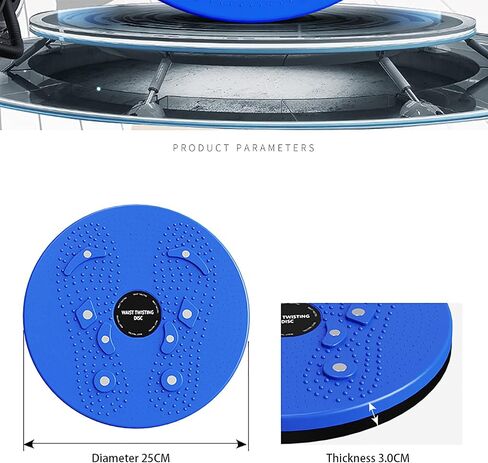 Body-Sculpting Ab Rotating Twisting Waist Disc, Body Sculpting Abdominal Muscle Exercise Balance Board Disc Twister for with 8 Magnets, PURLE in Saudi Arabia