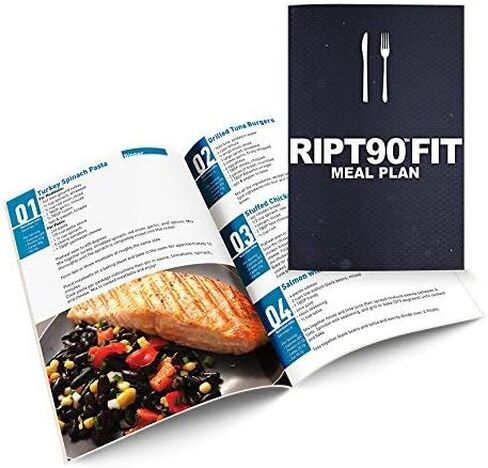 RIPT90 FIT: برنامج تمرين لمدة 90 يومًا مع 12+1 مقاطع فيديو للتمرين + تقويم التدريب ومتتبع اللياقة البدنية ودليل التدريب وخطة التغذية in Kuwait