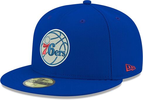 قبعة NBA Philadelphia 76ers الرسمية للرجال مقاس 59FIFTY، مقاس 8، ملكي in Saudi Arabia