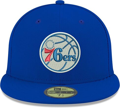 قبعة NBA Philadelphia 76ers الرسمية للرجال مقاس 59FIFTY، مقاس 8، ملكي in Saudi Arabia