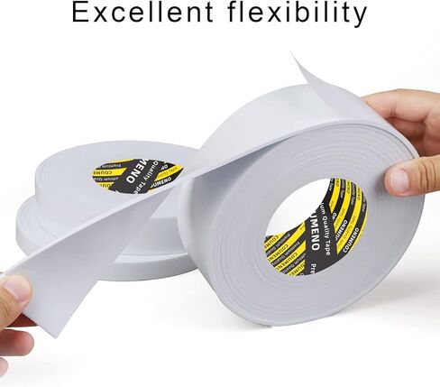 شريط إسفنجي أبيض لاصق من جانب واحد من مادة EVA، شريط إسفنجي مانع للتسرب من جانب واحد، شريط إسفنجي نافذة مقاوم للطقس، شريط عزل ذاتي اللصق 2 بوصة × 9.84 قدم in Kuwait