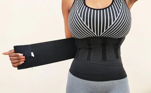 Getfit Instant Liposuction Wrap - Slimming Body Shaper for Instant Inch Loss - Adjustable Compression, Invisible Design - One Size Fits All - Men and Women Black in Saudi Arabia