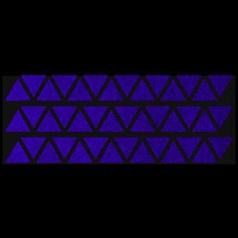 LiteMark Reflective Triangle Sticker for Bike, Helmet, Yellow, 0.5 Inch - Pack of 228 Pcs in Saudi Arabia