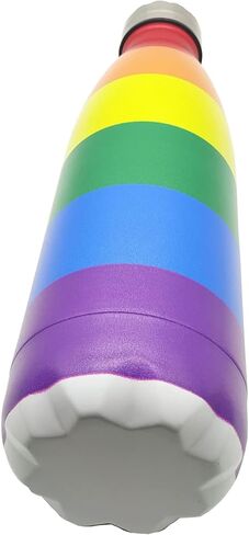 زجاجات مياه رياضية معزولة من Rainbow Pride مصنوعة من الفولاذ المقاوم للصدأ أكواب للسفر خالية من مادة BPA مناسبة للتخييم في الهواء الطلق والسفر 20 أونصة in Kuwait