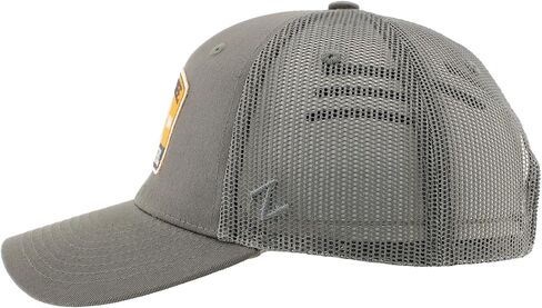 قبعة Snapback مرخصة رسميًا من ZHATS Standard NCAA، رقعة كبيرة باللون الرمادي، مقاس واحد in Saudi Arabia