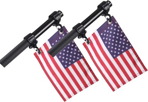 قطعتان من عربة الجولف العلم الأمريكي، ملحقات لسيارة الجولف المتطورة، أشياء رائعة لسيارات الجولف in Kuwait