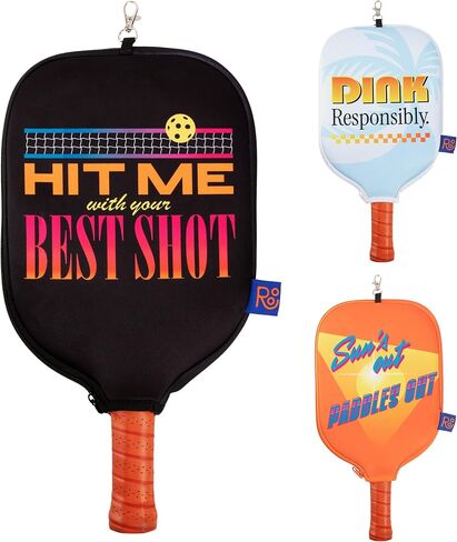 غطاء مجداف Roo Pickleball مزيج من الأناقة والحماية | أغطية مجداف كرة البيسبول | أغطية كرات البيسبول من النيوبرين للمجاديف | إكسسوارات كرة المخلل | قضية بيكلبول in Saudi Arabia