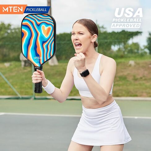 Pickleball Paddles, Carbon Fiber Pickleball Paddles, Lightweight Pickle Ball Paddle, Carbon Fiberglass Surface, USAPA Approved, Beginners & Competition, 1Pcs in Saudi Arabia