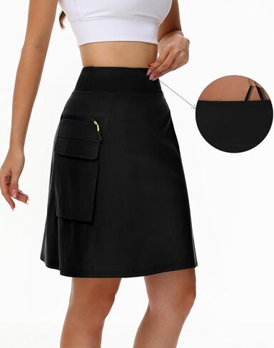 Kimmery Women's Quick Dry Cargo Skirt with 5 Pockets High Waisted Golf Skirts for Casual Hiking in Saudi Arabia