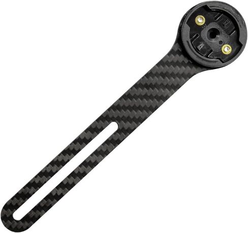 حامل مدمج للمقود للدراجة الأمامية، حامل عداد السرعة للدراجة متوافق مع Garmin/Cateye/Wahoo وBryton حامل ساعة إيقاف الدراجة من ألياف الكربون in Kuwait