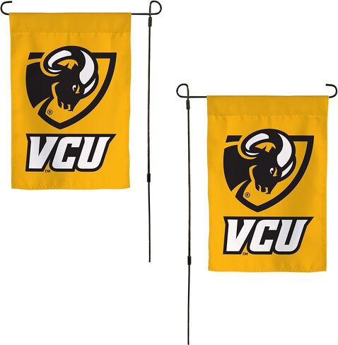 لافتة علم حديقة جامعة ديزرت كاكتوس فيرجينيا كومنولث، VCU Rams، 100% بوليستر (تصميم D) in Saudi Arabia