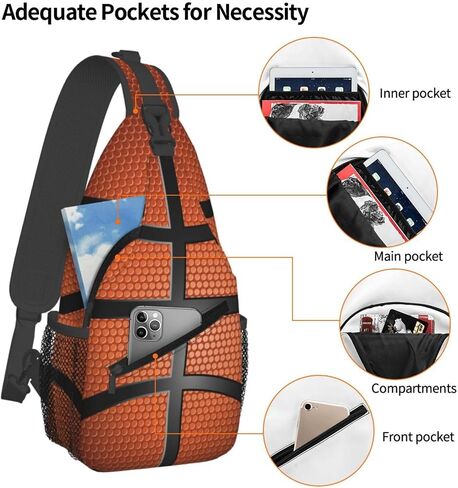 Golf Sling Backpack Golf Sling Bag Golf Crossbody Shoulder Bag Golf Purse Golf Chest Bag For Men Women in Saudi Arabia