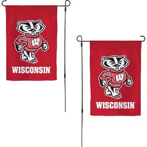 Desert Cactus University of Wisconsin Garden Flag Badgers UW Madison Banner 100% Polyester (Design I)