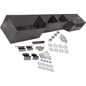 Club Car Golf Cart Front Inner Storage Basket and Rack Fits Club Car Precedent& DS 2000up, Heavy Steel Golf Cart Mesh Basket