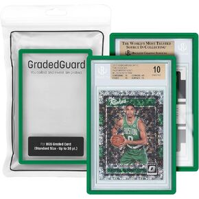 Graded Card Guard Case for Standard BGS Slab Case | Multiple Colors | Soft Touch Matte Finish | Stackable | Made to Fit BGS | Two Piece TPU and PC Design. (Black)