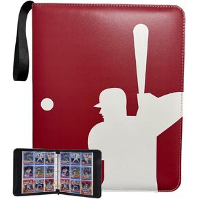 EXCLUSIVITY.. Sports Color Trading Card Binder, Good Resistance, Baseball Card Binder, with 50 Durable Sleeves, for 900 Card, Photocard Binder Premiun, Extraordinary, Top Loading Binder.