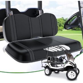 T TGBROS Golf Cart Seat Covers Fit for Yamaha G29/Drive/Drive 2 OEM Ordinary Seat Cushion Golf Cart Front Seat Cover Kit Waterproof Vinyl Leather Breathable Anti-Scratch No Need Gun Nails