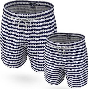 Stivali Father Son Matching Swim Trunks - Modern Swimming Trunk Set - Daddy Son Bathing Suits