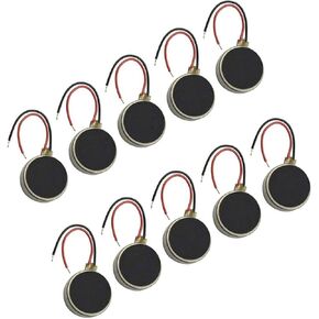 10mmx3mm Mini Tiny Vibration Motors 12000rpm Flat Coin Button-Type Micro DC Vibrating Motor for Mobile Phone Cell Phone Tablet Pager -（10PCS）