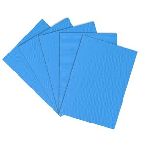 uxcell 5pcs Corrugated Cardboard Paper Sheets,Light Blue,7.87-inch x 11.90-inch,for Craft and DIY Projects