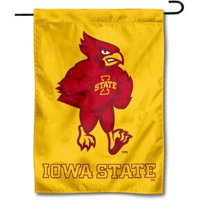 Iowa State Mascot Logo Garden Flag and Yard Banner