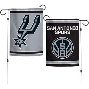 Wincraft NBA San Antonio Spurs 12.5" x 18" Inch 2-Sided Garden Flag Logo