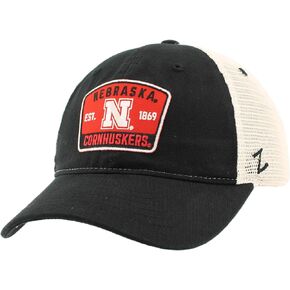 ZHATS Standard NCAA Officially Licensed Hat University Patch Switchback Black, One Size
