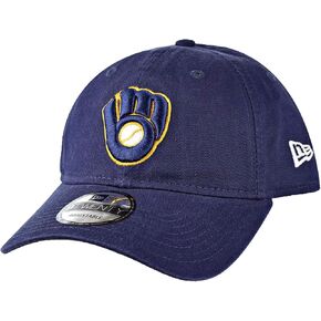 New Era Milwaukee Brewers 9TWENTY Core Classic Adjustable Hat - Navy