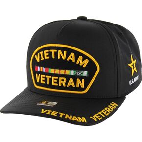 US Army Veteran Hat for Men, Officially Licensed Army Military Embroidered Adjustable Baseball Cap Tactical Hat