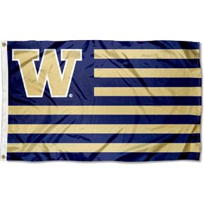 College Flags & Banners Co. Washington Huskies Stars and Stripes Nation Flag