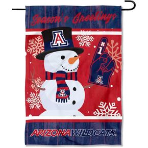 Arizona Wildcats Holiday Winter Snow Garden Banner Flag