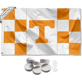 Tennessee Volunteers Checkered Banner and Tapestry Wall Tack Pads
