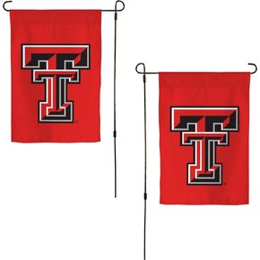 Desert Cactus Texas Tech University Garden Flag TTU Red Raiders Banner 100% Polyester (Design D)