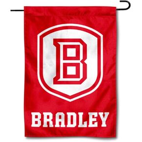 Bradley Braves Garden Flag and Yard Banner