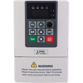 Variable Frequency Drive, 380 V 2.2 kW 3-phase VFD inverter Converter for Motor Speed Control in Use of Machinery Fans Pumps.