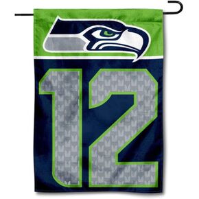 WinCraft Seattle Seahawks 12th Man Decorative Yard Garden Flag