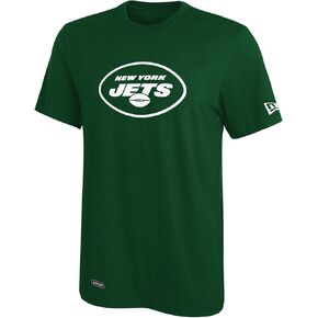 New Era NFL Football Men's Stadium Logo Short Sleeve Performance T-Shirt, New York Jets, X-Large