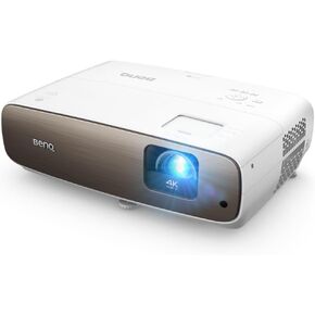 جهاز عرض المسرح المنزلي الذكي BenQ HT4550i 4K HDR LED | 3200 لومن | 100% DCI-P3 و100% Rec.709 | معايرة المصنع | تلفزيون اندرويد مع نتفليكس | تحول العدسة ثنائي الأبعاد | دعم HDR10+ | اتش دي ار 10 | HLG