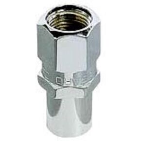 MCGARD 61005 Chrome Racing .746" Shank Style Lug Nut Set (1/2" - 20 Thread Size) - Set of 4