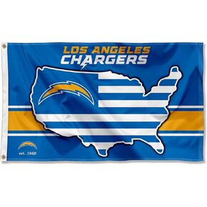 WinCraft Los Angeles Chargers Nation USA American Country 3x5 Flag