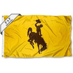 College Flags & Banners Co. Wyoming Cowboys 2x3 Foot Flag