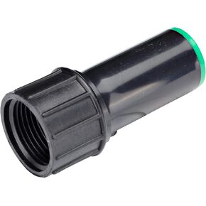 Raindrip R321CT 3/4-Inch Pipe Thread Swivel by 1/2-Inch Compression Adapter, Black