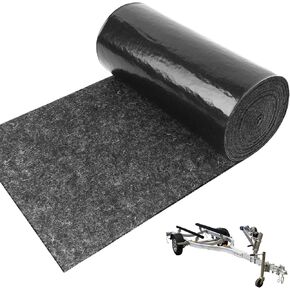 ZHAO 20ft x 12in Boat Trailer Bunk Carpet, Marine Trailer Bunk Carpet, Bunk Padding Carpet for Outdoor Boat Runners Trailer Jet Ski Ramp Garage Dock (20ft x 12in)