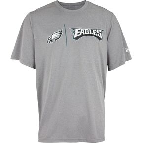 New Era NFL Men's Gametime Dri-Tek Cool Grey Short Sleeve T-Shirt