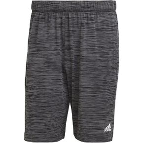 adidas Designed to Move Aeroready Primegreen Men's Shorts (Black Melange) (Medium)