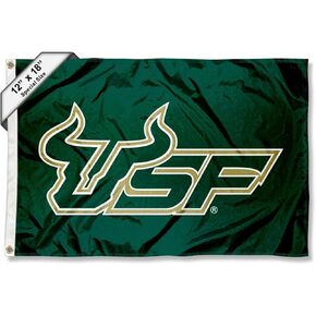 College Flags & Banners Co. USF Bulls Golf Cart and Boat Flag