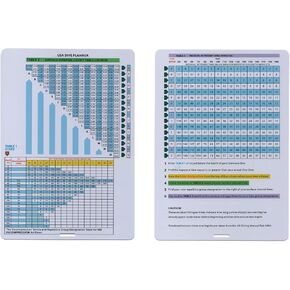 Crystal Earth Imperial Dive Tables/Dive Planner for No Decompression Dives